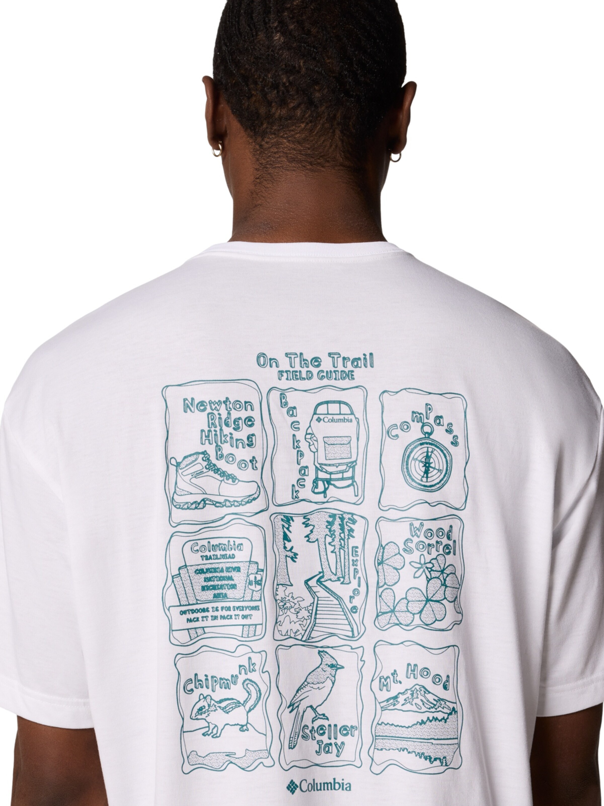 COLUMBIA Shirt 'Columbia Cedar Trail Back'‌‌‌‌‌‌‌‌ in Weiß