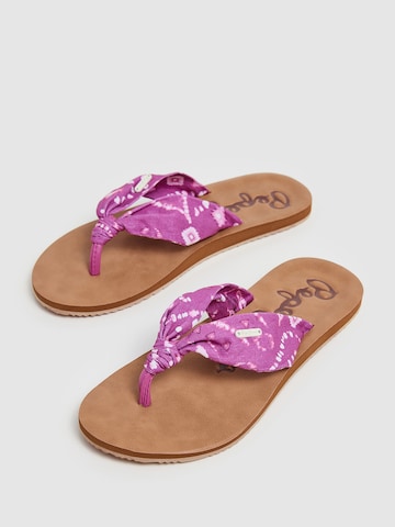 Pepe Jeans T-Bar Sandals ' JAVA TROPICAL ' in Pink