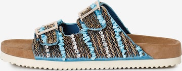 Sandalo di CAFè NOIR in blu: frontale