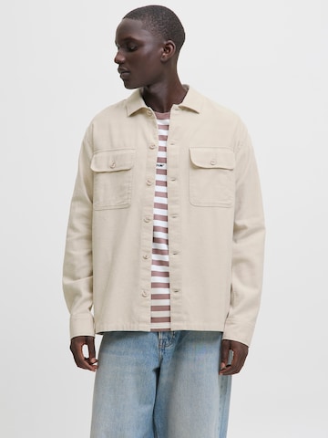 Fit confort Chemise 'JJECHARGE' JACK & JONES en beige : devant