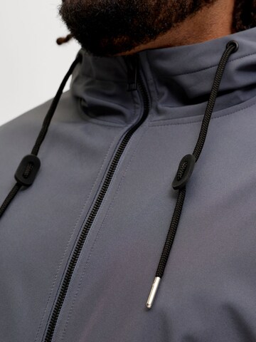Veste mi-saison Jack & Jones Plus en gris