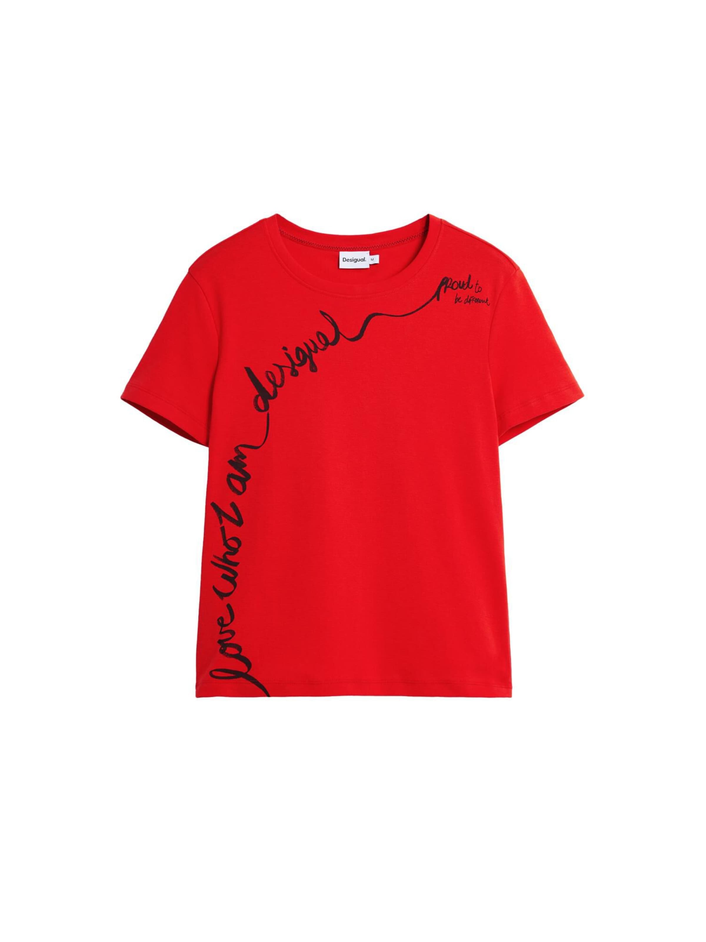 Desigual Tričko – červená: přední strana