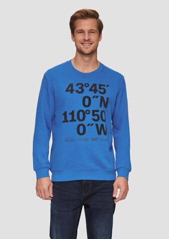 s.Oliver Sweatshirt in Blue: front