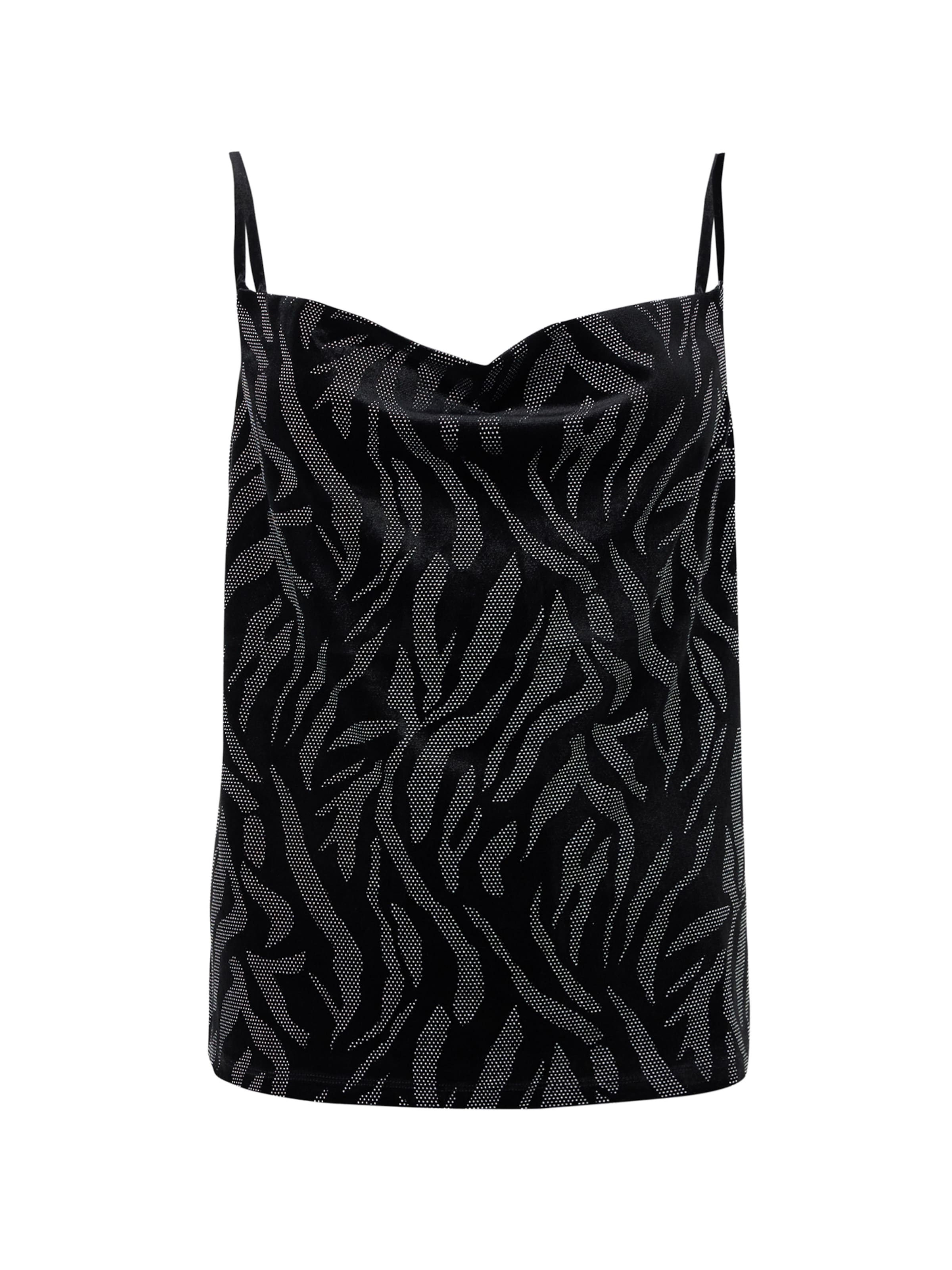 VILA - Top 'VICARMELA' em preto: frente