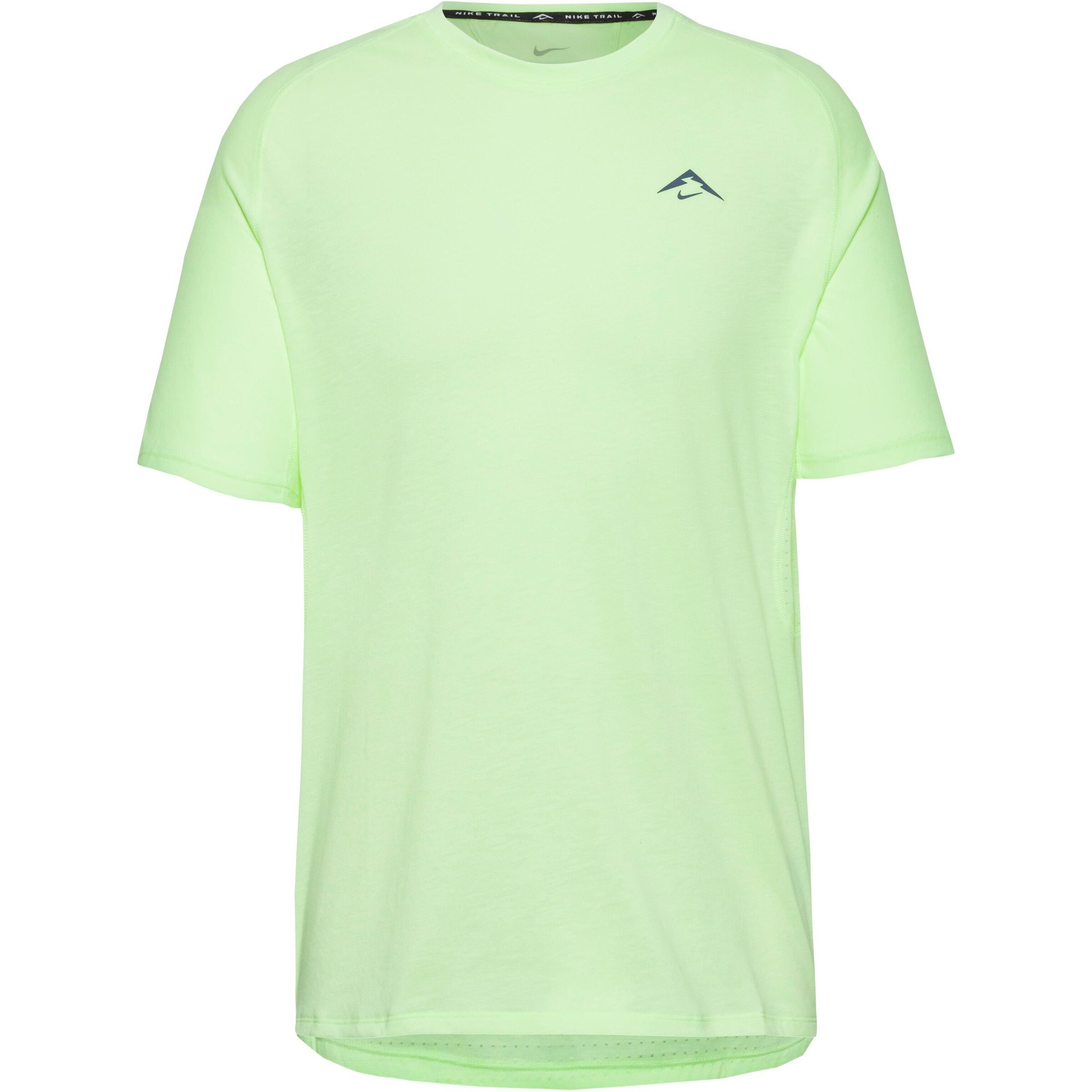 NIKE Funktionsshirt 'Solar Chase' in limette / schwarz, Produktansicht