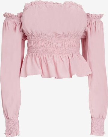 Influencer Blouse in Roze: voorkant