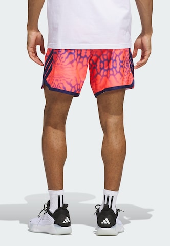 ADIDAS PERFORMANCE - Loosefit Pantalón deportivo 'Crazy Lite' en naranja