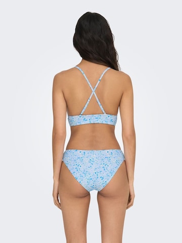 ONLY Bustier Bikini in Blau