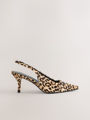 Décolleté sling di Next in marrone