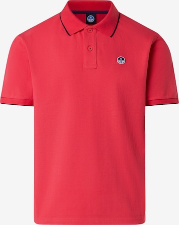 T-Shirt North Sails en rouge : devant