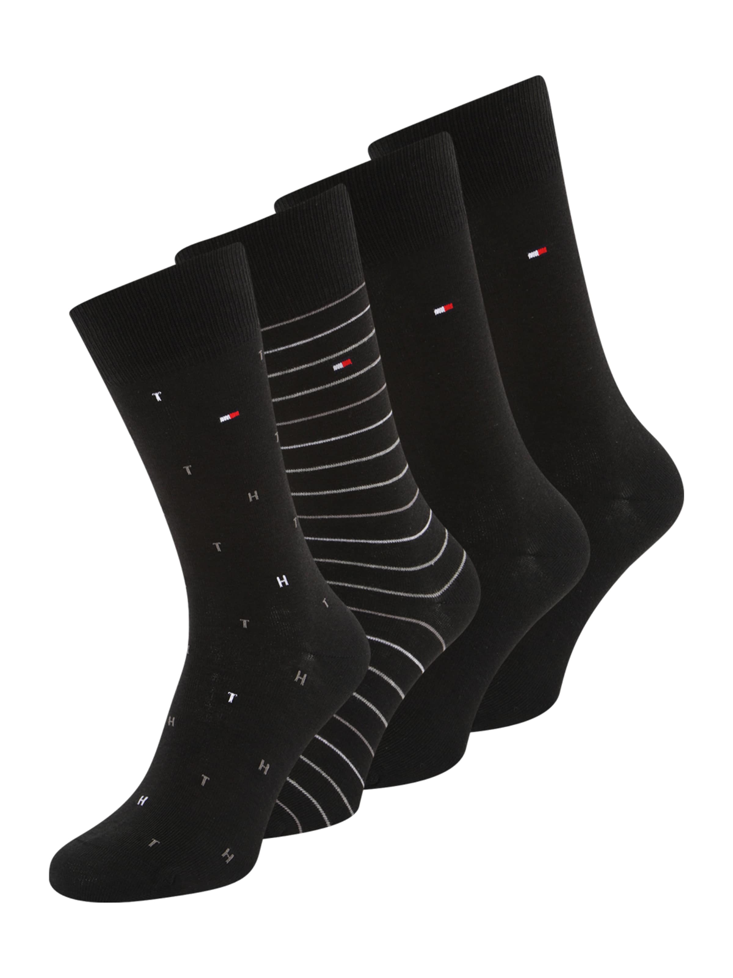Tommy Hilfiger Underwear Ponožky – černá: přední strana