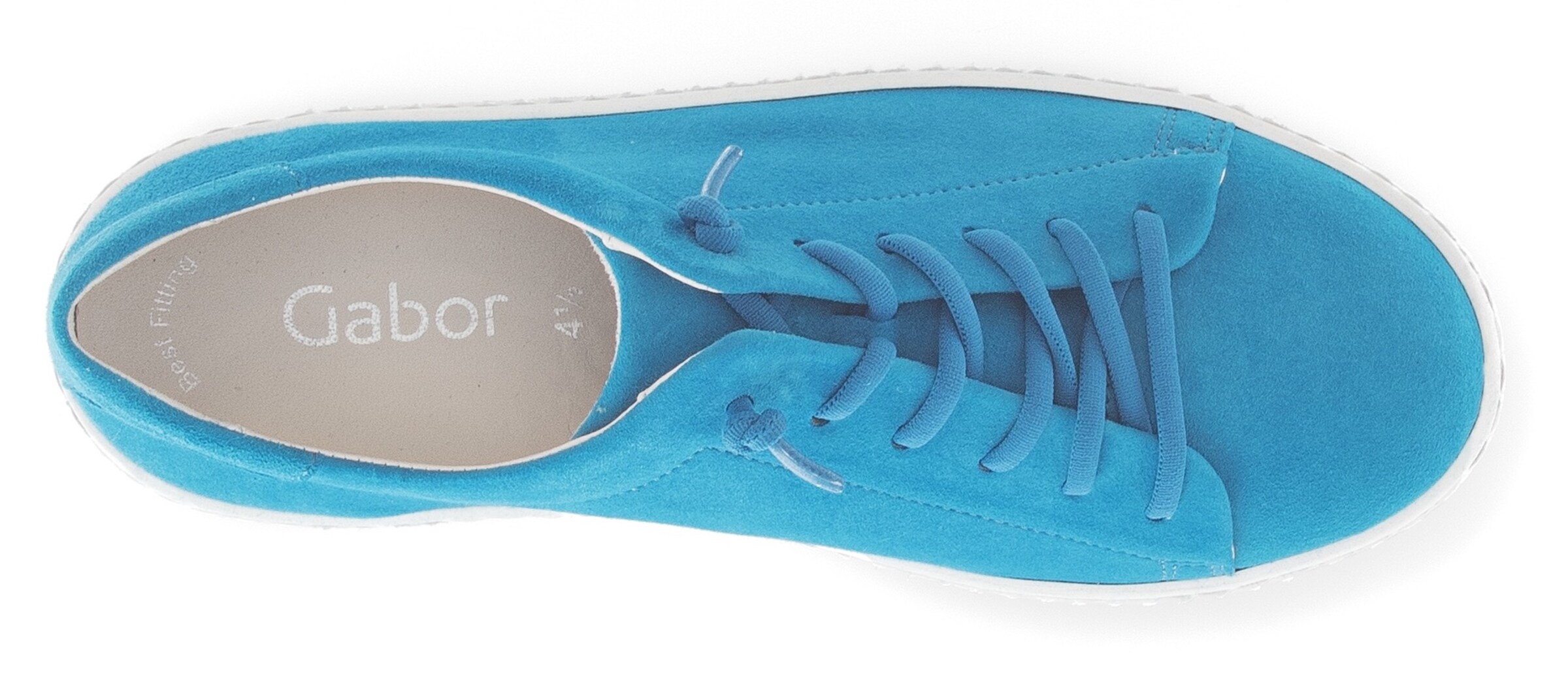 GABOR Schnürschuh in Grün