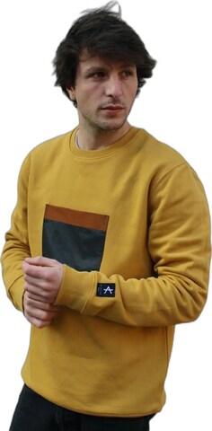Kanten - Sudadera 'Sweatshirt Jiba' en amarillo: frente
