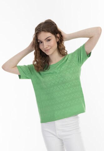 Pull-over MYMO en vert : devant