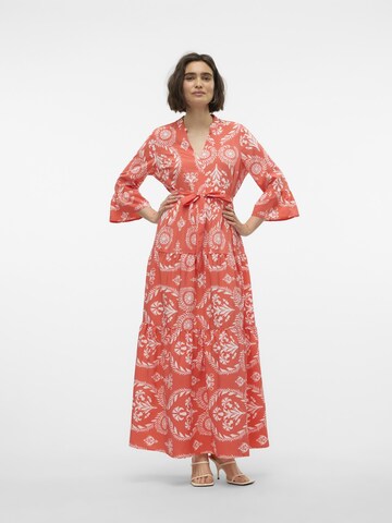 VERO MODA Shirt dress 'ZERA ' in Orange