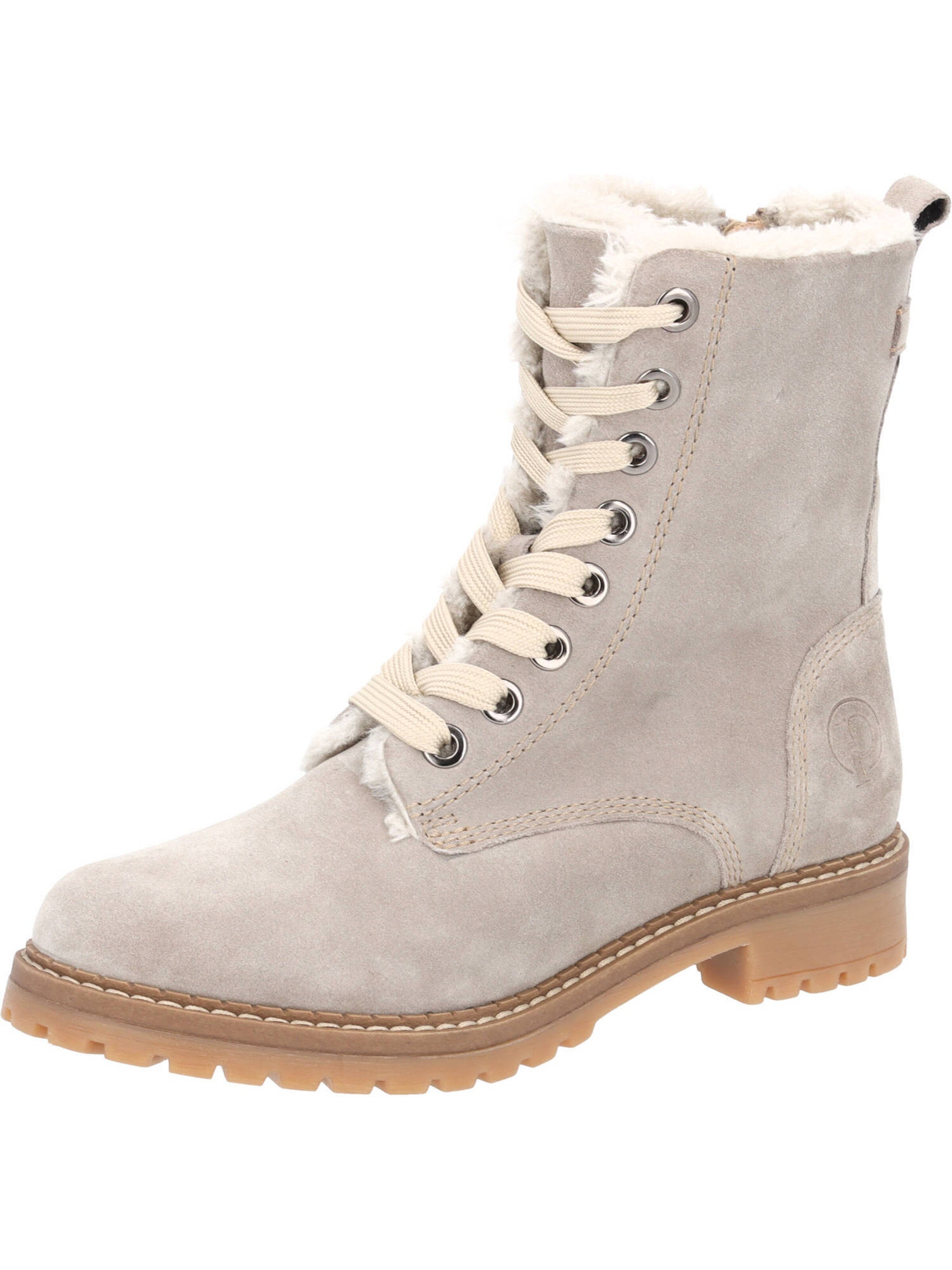 Palado - Botines con cordones 'Gaelira' en beige: frente