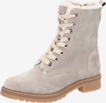 Bottines à lacets 'Gaelira' Palado en beige : devant