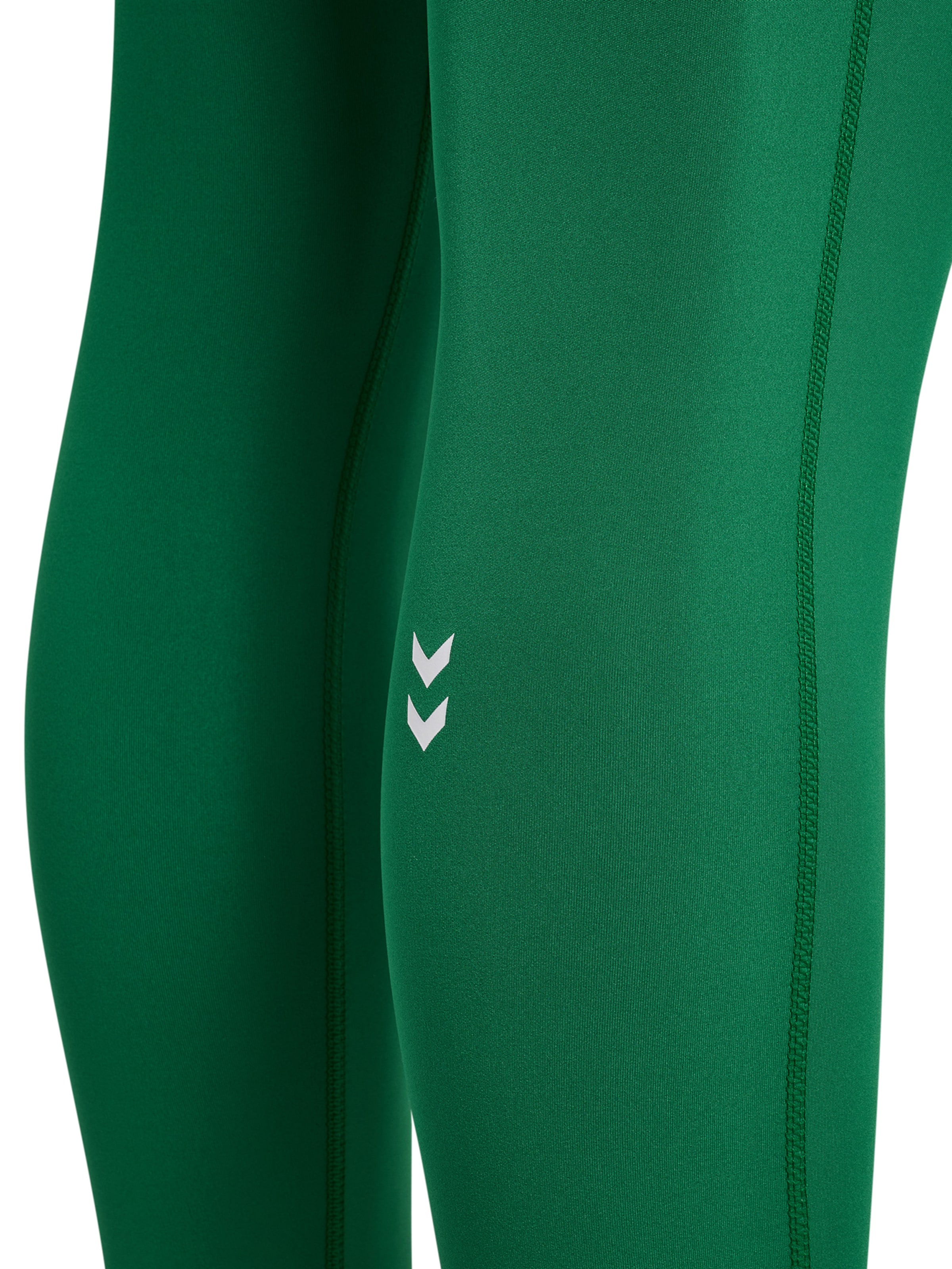 Hummel Skinny Sporthose 'Pulse' in Grün