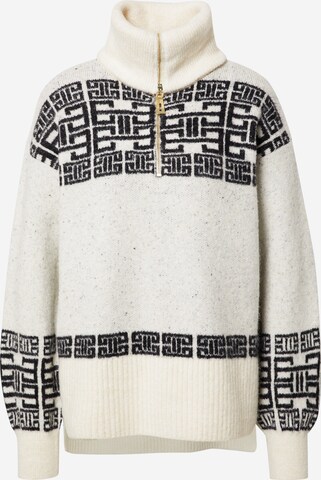 River Island Sweater in Beige: front