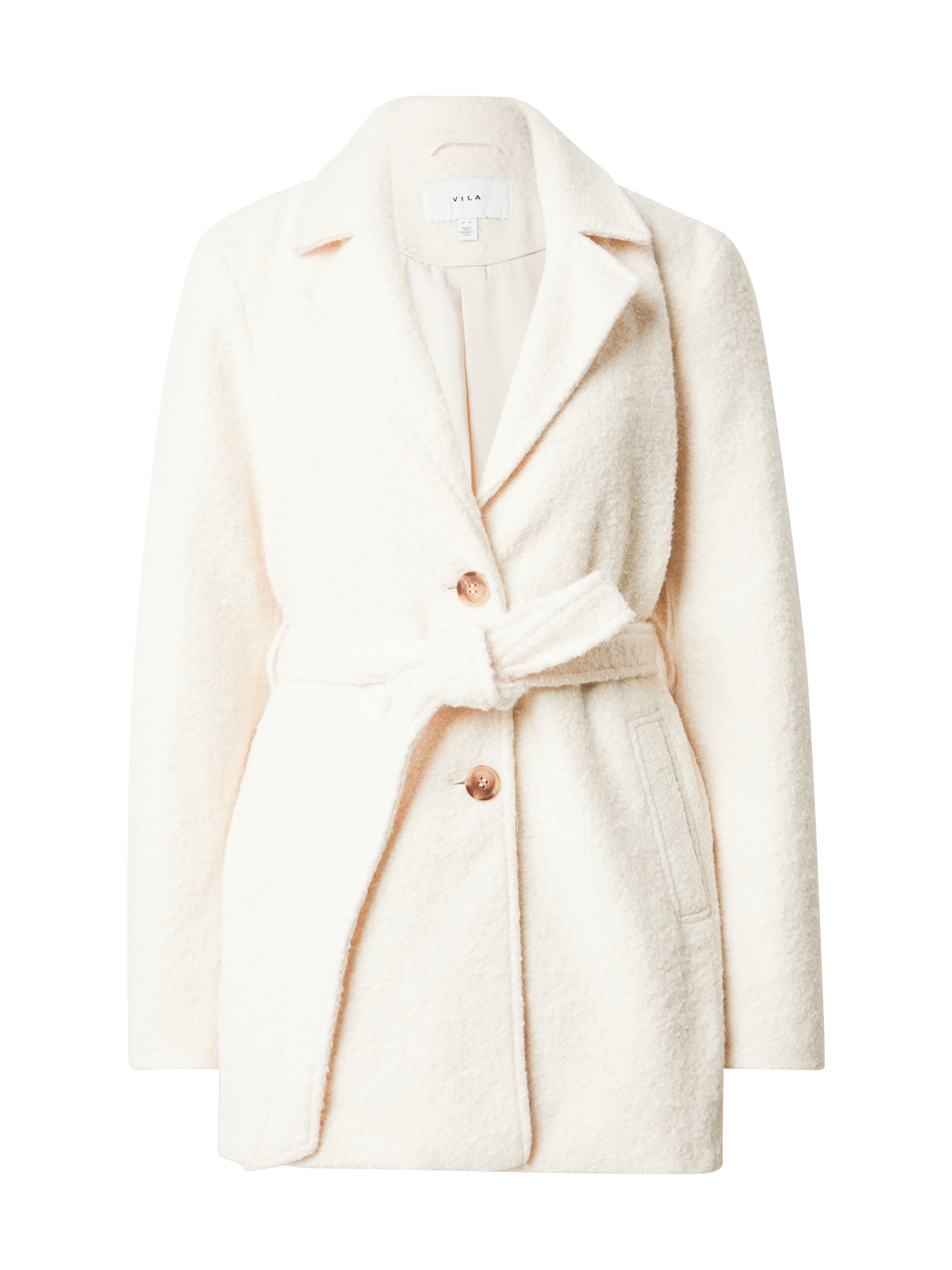 VILA Prechodná bunda 'VITJEKKI' - Béžová: predná strana