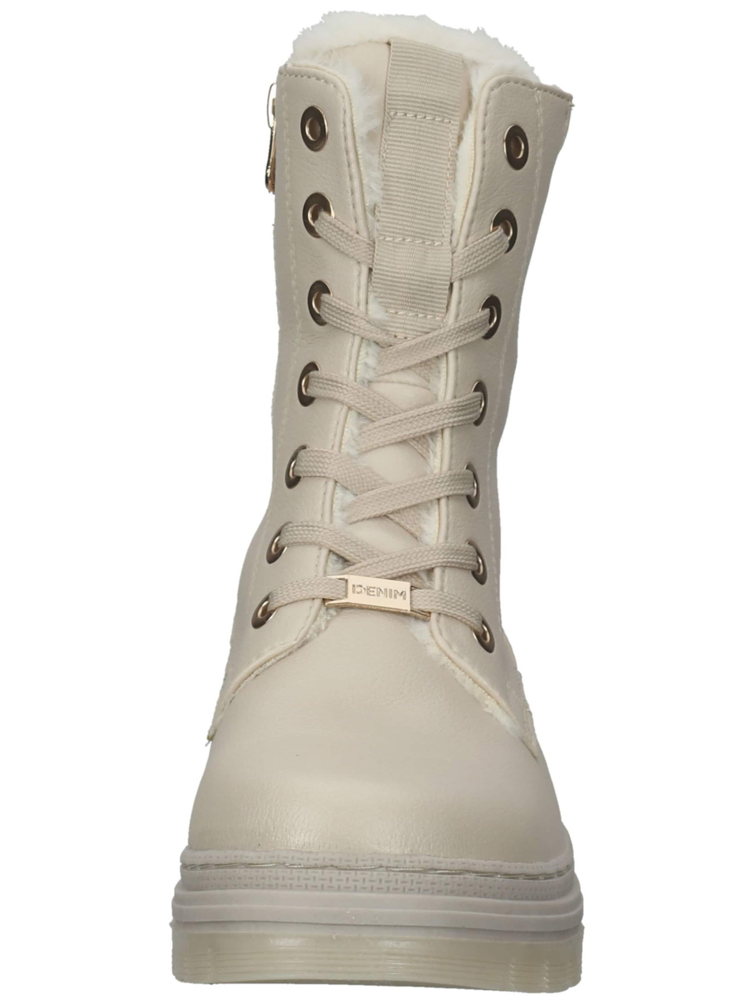 TOM TAILOR Veterlaarsjes in Beige