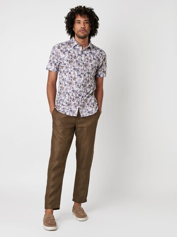 DESOTO Regular fit Button Up Shirt in Brown