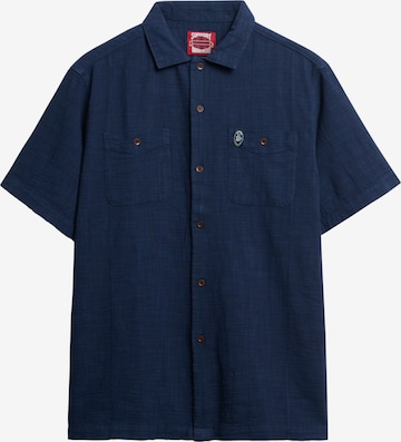 Superdry Overhemd in Blauw: voorkant