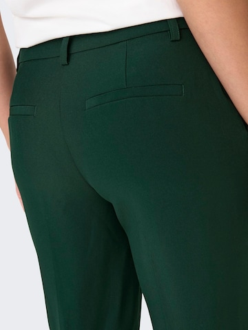 ONLY Regular Trousers with creases 'VERONICA ELLY' in Green