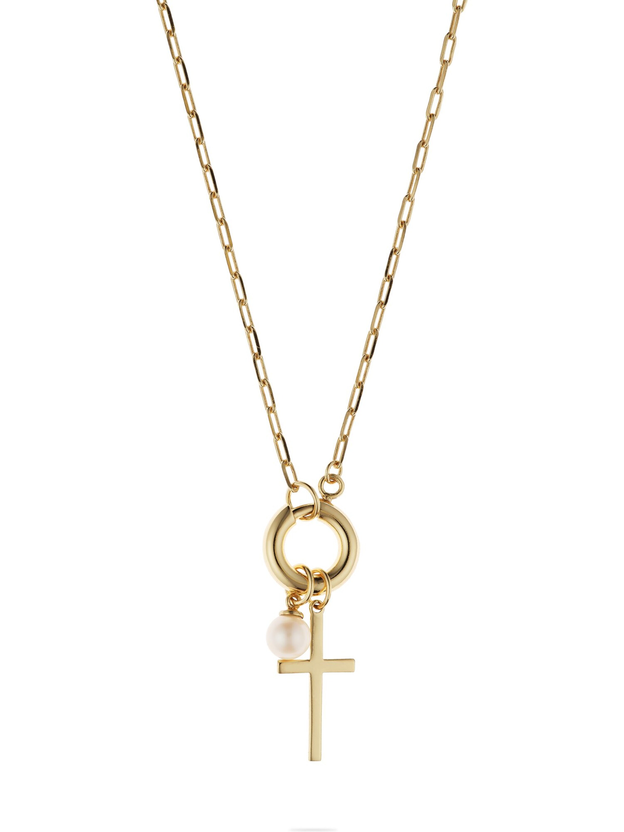 CHRIST Necklace in Gold: front