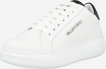 Sneaker low 'JUMP' de la Valentino Shoes pe alb: față