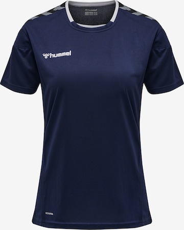 Hummel Λειτουργικό μπλουζάκι 'AUTHENTIC ' σε μπλε: μπροστά