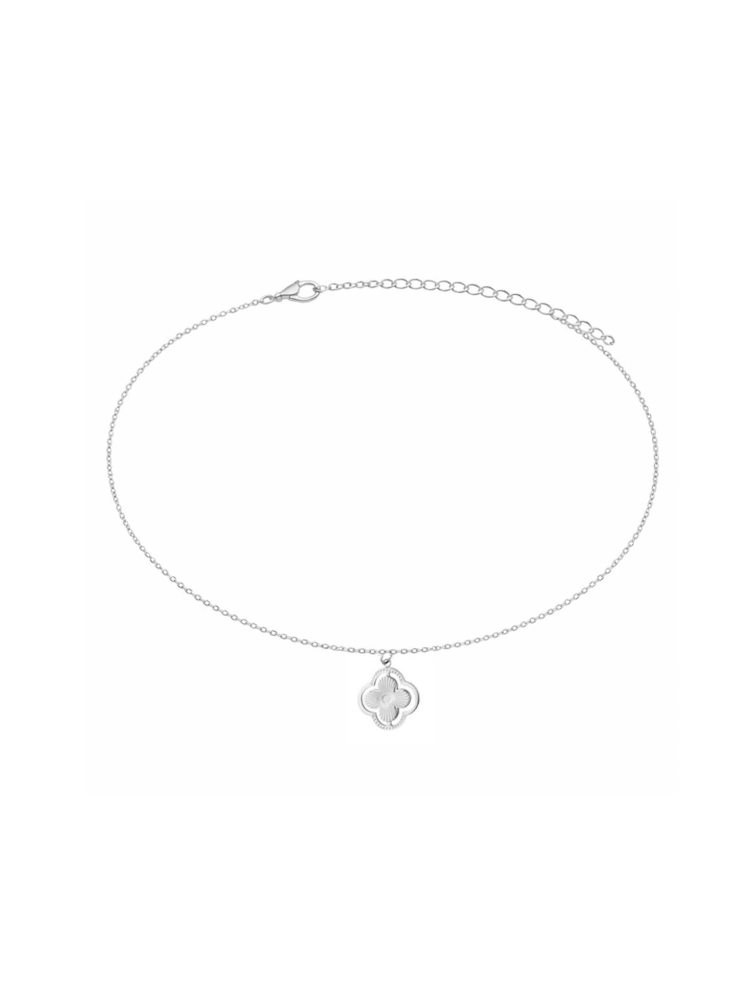 Cala Rose Ketting 'ISALIE' in Zilver: voorkant