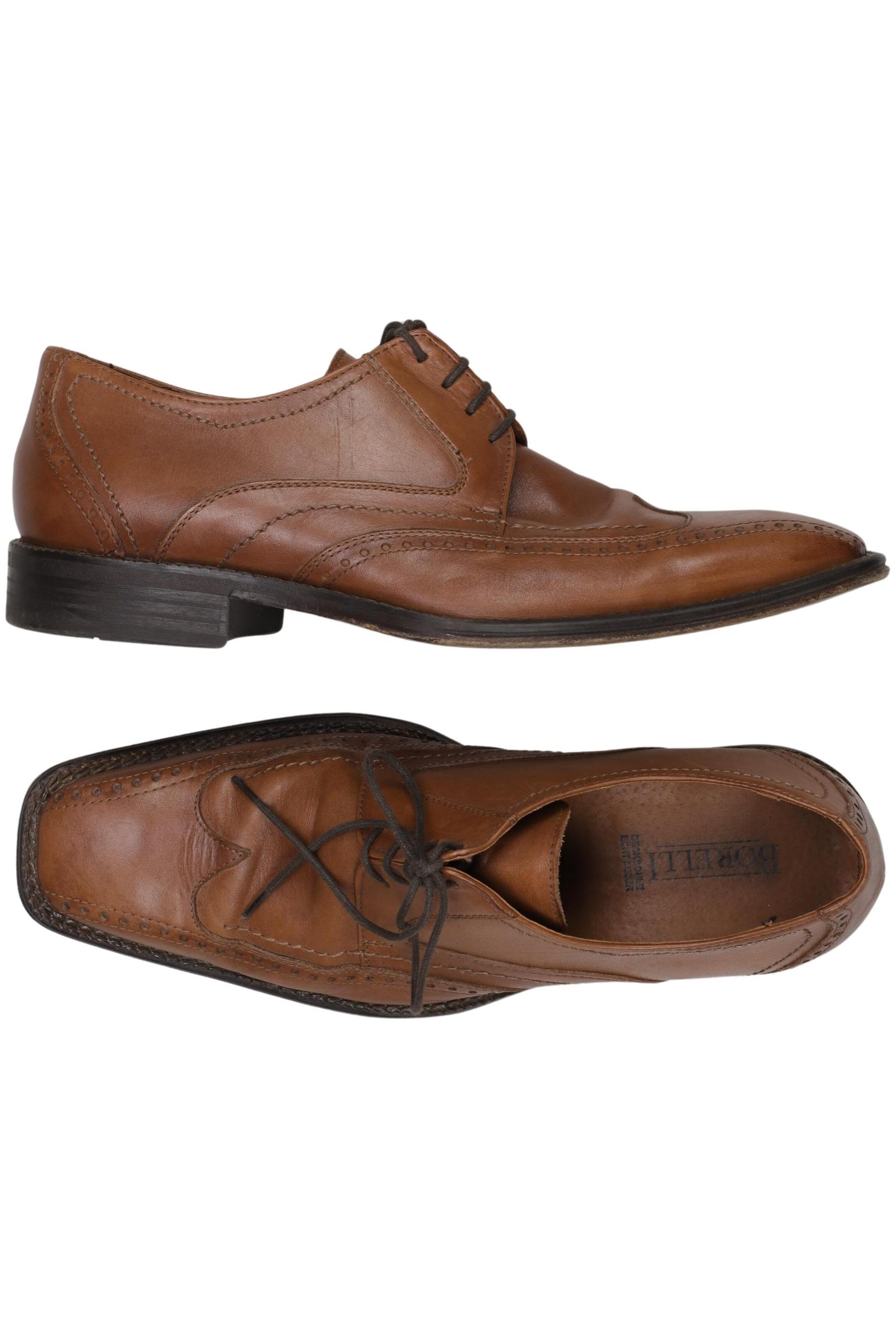 Borelli Flats & Loafers in 42 in Brown: front