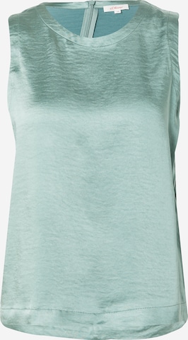 Chemisier s.Oliver en vert : devant