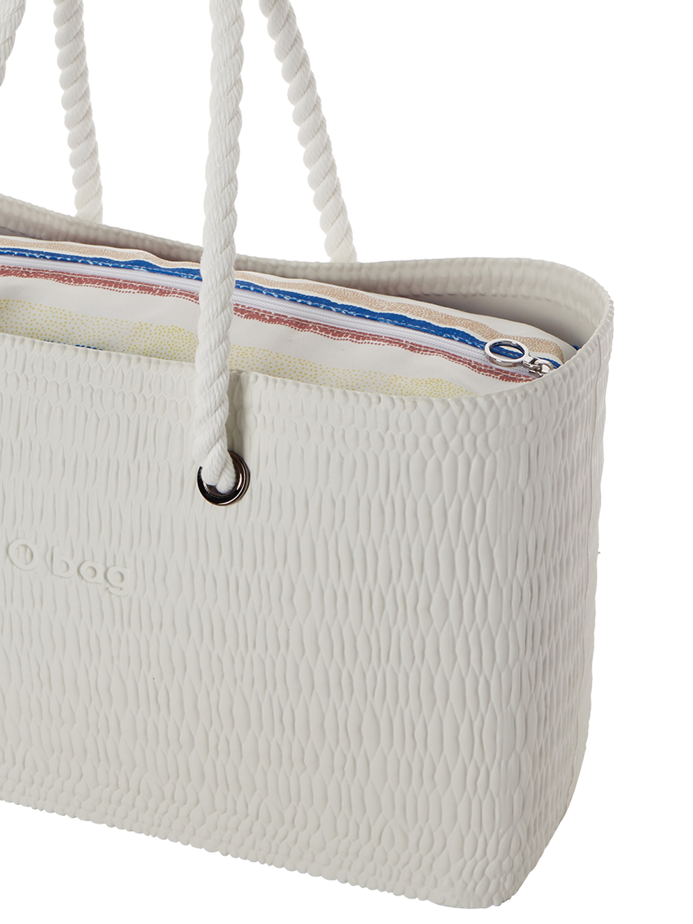 O bag Shopper in White