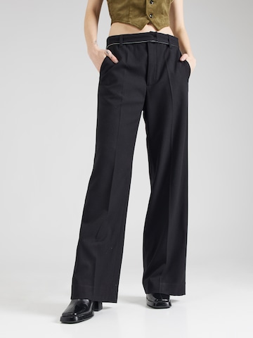 Wide leg Pantaloni con pieghe 'TAILOR' di Copenhagen Muse in nero: frontale