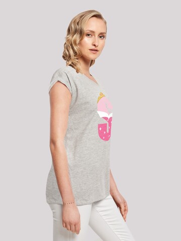 F4NT4STIC Shirt 'Disney Alphabet S Is For Sleeping Beauty' in Grey