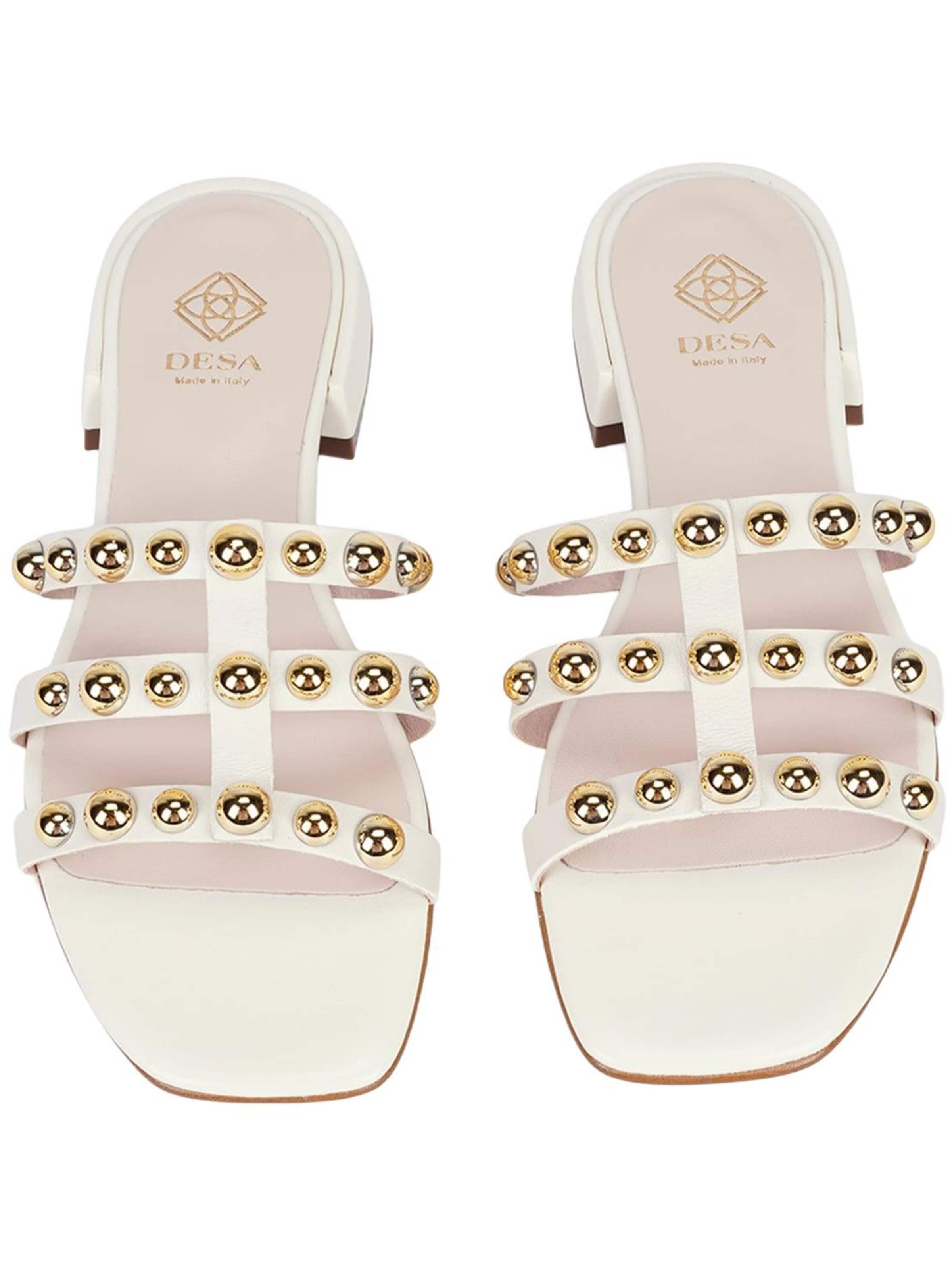 Mule 'Folien' Desa en blanc