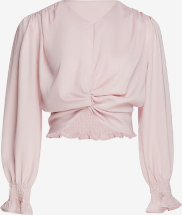 Chemisier usha BLACK LABEL en rose : devant