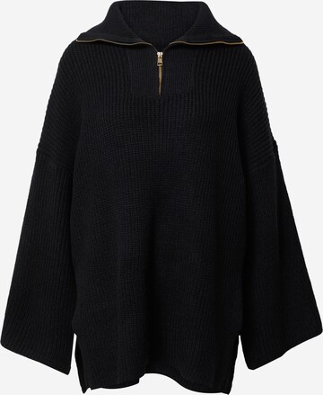Misspap Пуловер в черно: отпред