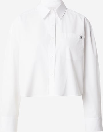 Calvin Klein Jeans Блузка в Белый: спереди