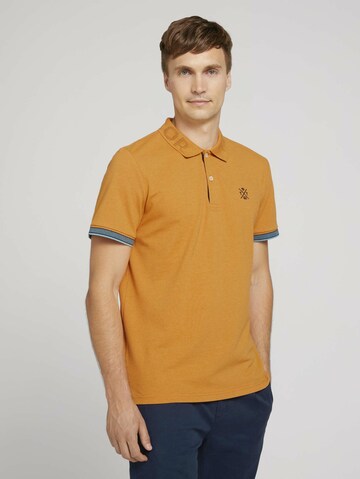 TOM TAILOR Poloshirt in Gelb: predná strana