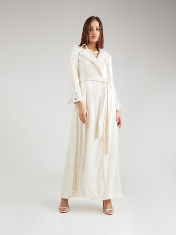 Manteau mi-saison Karen Millen en blanc : devant