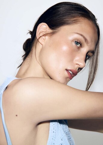 MANGO Vest 'Daisy' in Blue