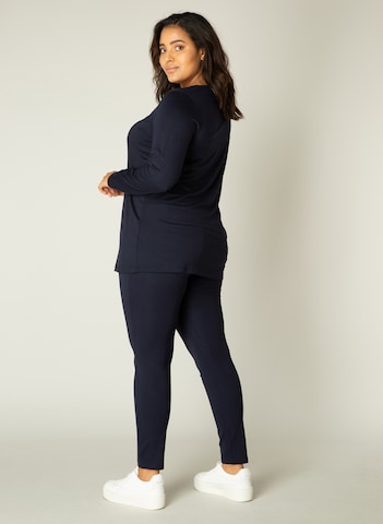 BASE LEVEL CURVY Shirt 'Alize' in Blue