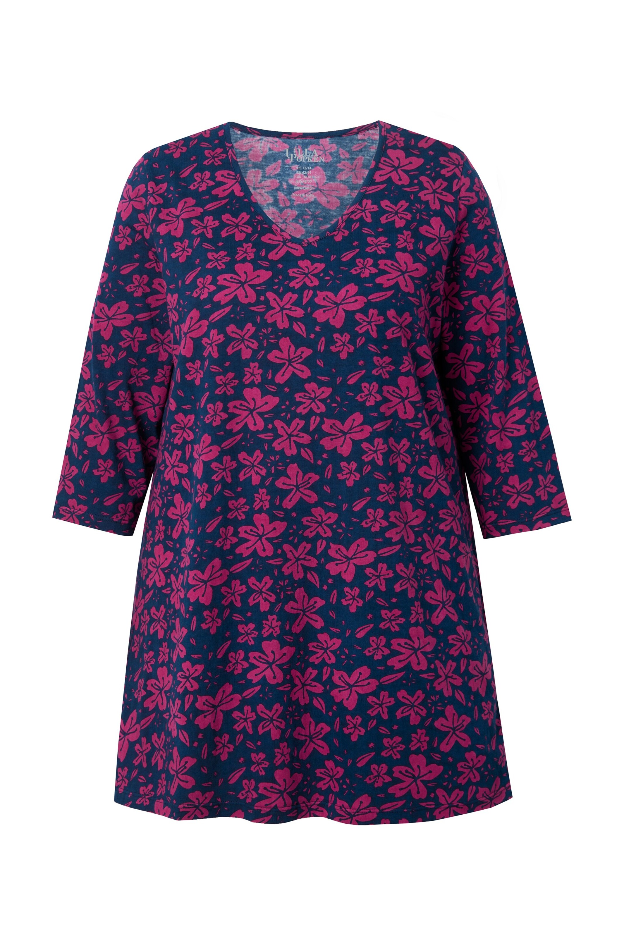 Ulla Popken Shirt in Lila: voorkant