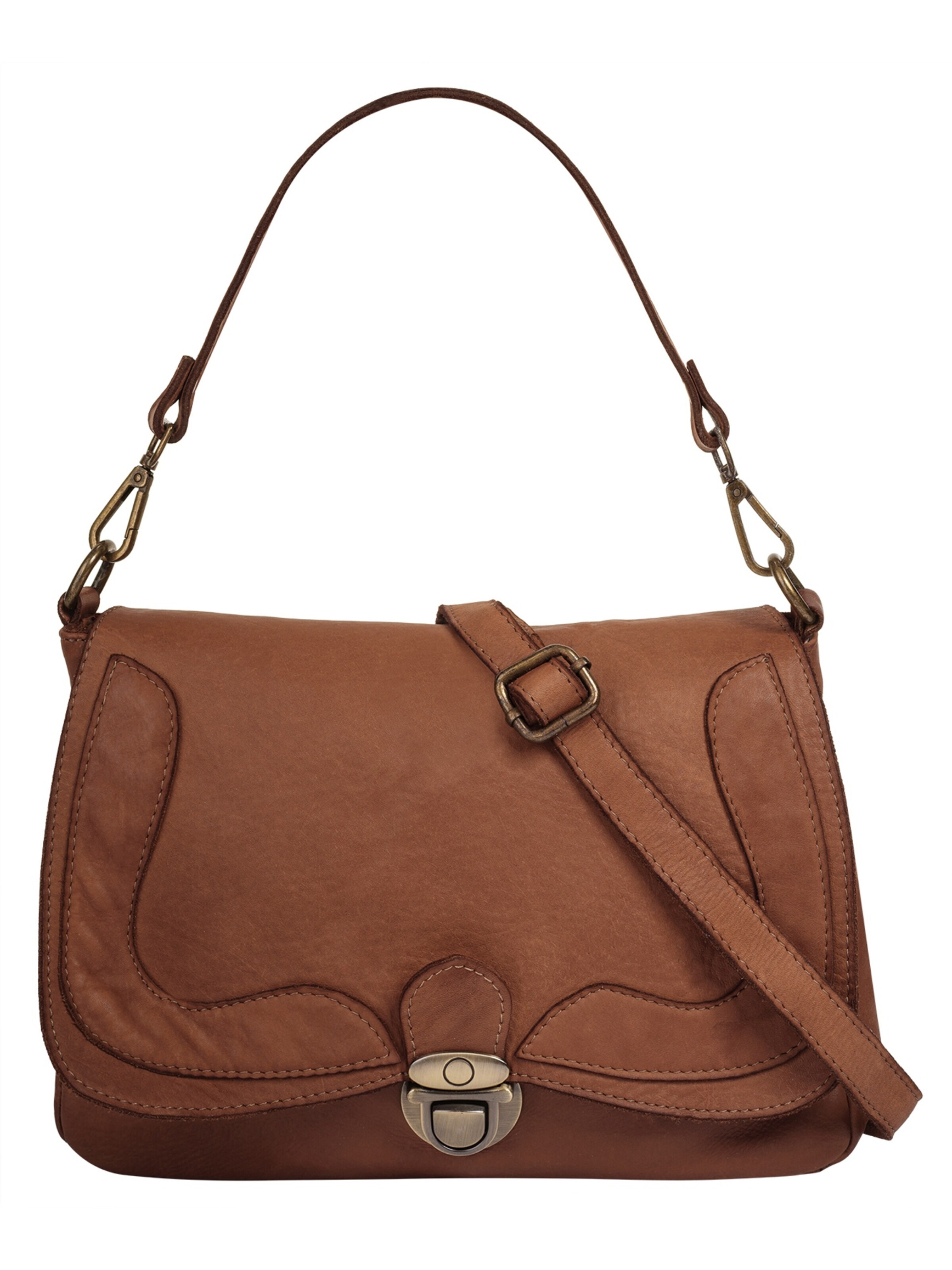 Samantha Look - Bolso de hombro en marrón: frente
