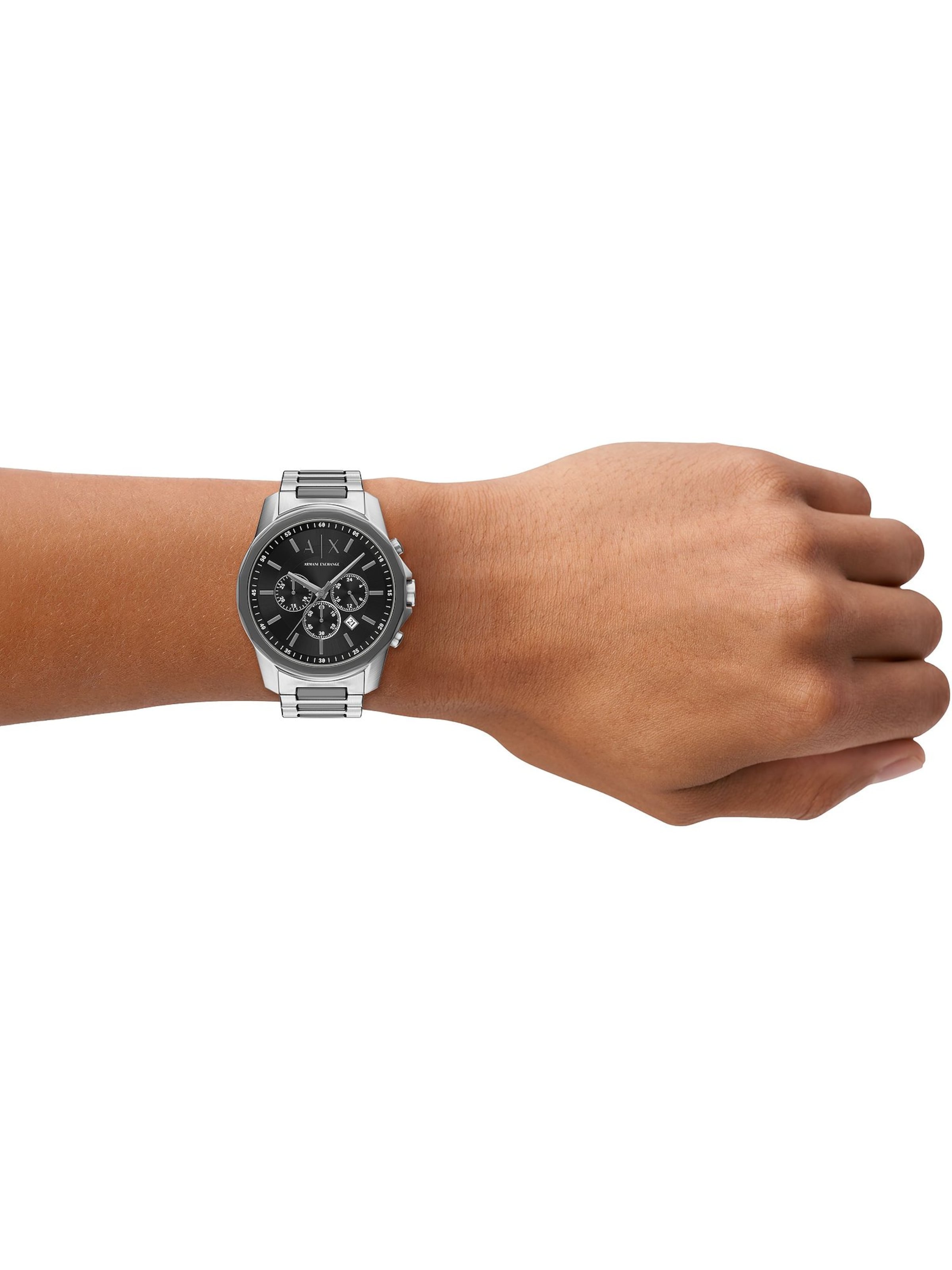 ARMANI EXCHANGE Uhr in Grau: Vorderseite