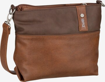 ZWEI Crossbody Bag 'Jana' in Brown: front