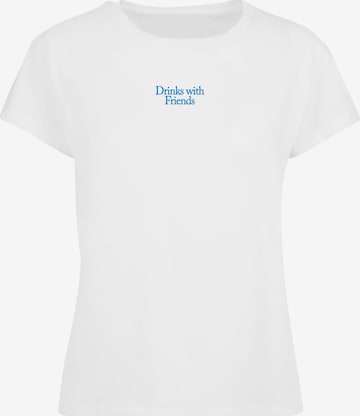 T-shirt 'Drinks With Friends' Days Beyond en blanc : devant